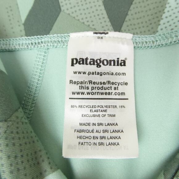 Patagonia Performance Leggings Womens SZ M Geometric Pattern Yoga Gym Stretch - Picture 10 of 13